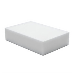 Fototapeta premium Simple white rectangular block