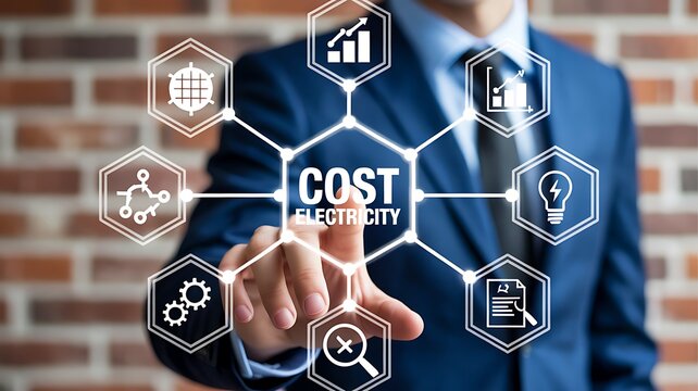 Cost reduction strategy concept with business efficiency and financial management