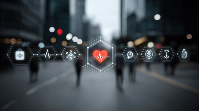 Smart wellbeing technology culture concept highlighting connected wellness monitoring systems digital lifestyle optimization platforms proactive health innovation