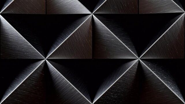 Geometric metallic pattern