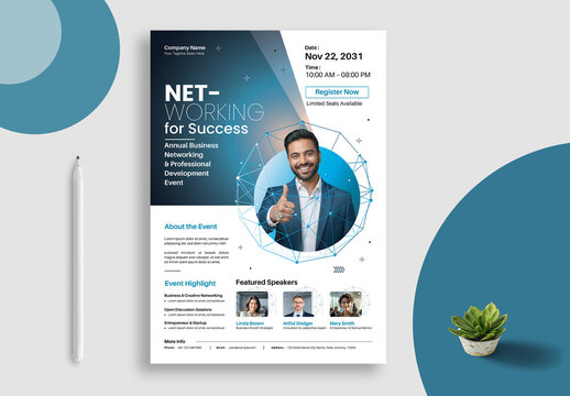 Modern Networking Event Flyer