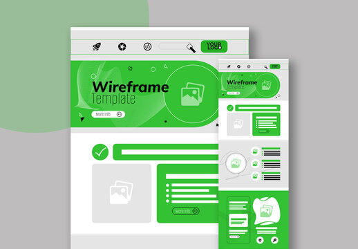 Web Wireframe Layout