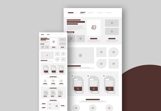 Wireframe Template Layout