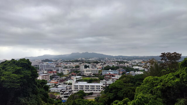 Top View to Nago City