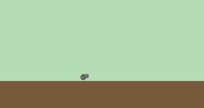 
running mouse
