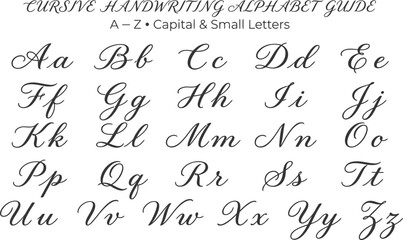 Naklejka premium Hand Drawn Alphabet Letters Font Vector Illustration Set Design