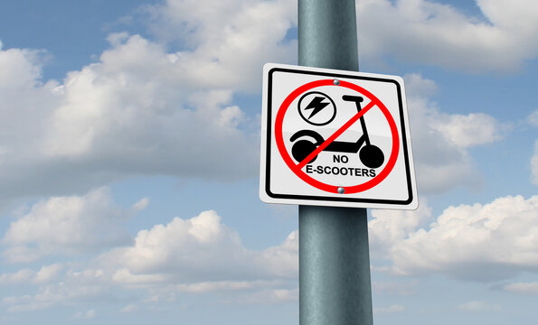 E scooter ban as government or city municipal by laws restrictions placed on electric scooters in response to safety concerns rising accident rates, and the need to regulate their use in public spaces