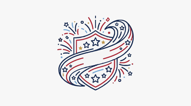 Elegant monogram with floral and geometric design elements.