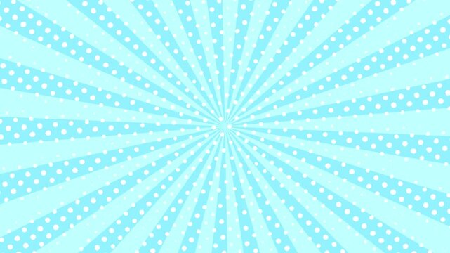 Blue Radiant Polka Dot Burst 4K