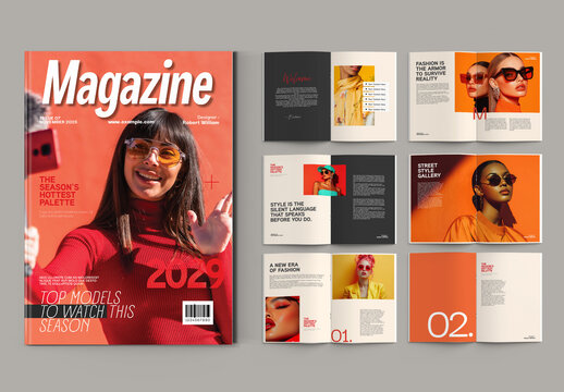Fashion Magazine Layout
