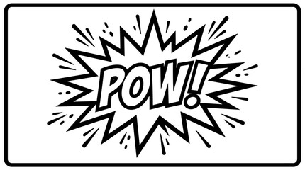 Comic book explosion effect graphic. © sogon