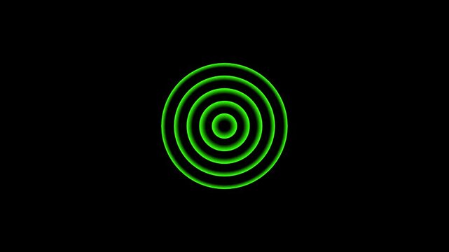  Network tower produced radio wave concept. Digital radio waves animation. Technology radio waves signal icon animation. motion graphic of radio waves concept.