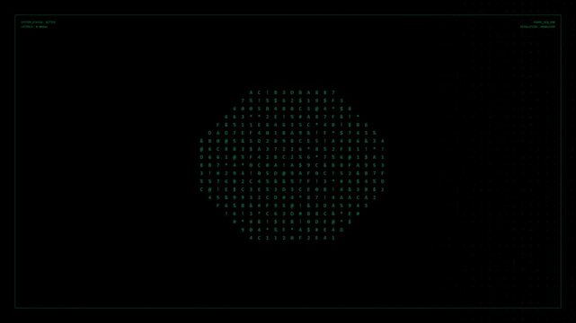 Digital Hexagonal Data Grid Interface Featuring Abstract Cybernetic Patterns for Modern Technology Projects