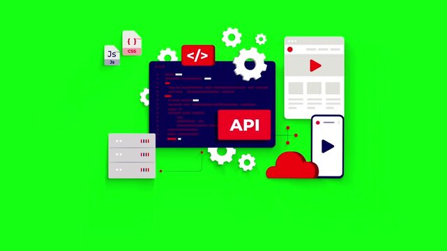 Programming Dashboard UI Animation | Developer Analytics Interface Motion Graphics