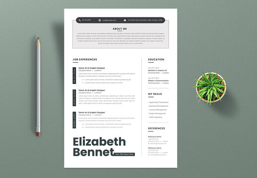 Clean CV Template