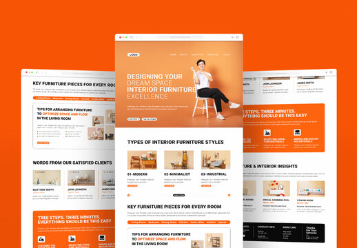 Interior Design & Furniture UI Design