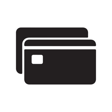 Two stacked credit cards payment method icon