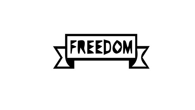 Freedom Concept Illustration for Inspirational and Motivational Use