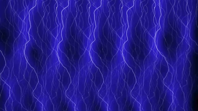 Electric blue lightning storm background, abstract energy discharge motion electricity