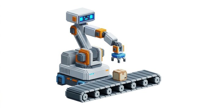 Autonomous warehouse robotics network a key element of logistics automation in industry