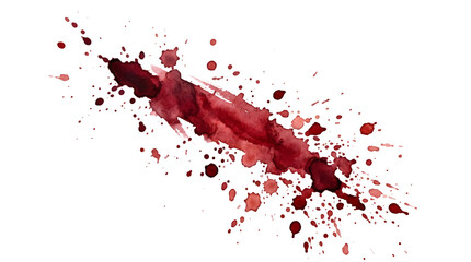 Naklejka premium Realistic blood splatter for halloween decorations horror effects and spooky designs isolated on transparent background