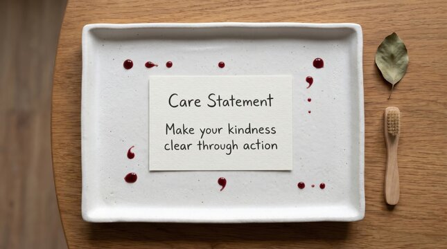 Blood Donation Care Statement Making Kindness Clear Through Action