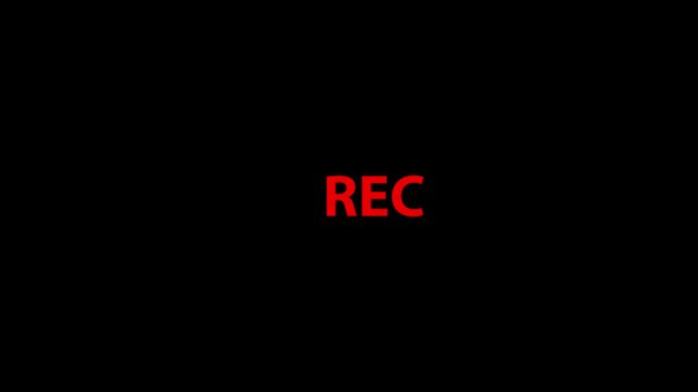 Recording sign icon, Red logo camera video recording symbol, rec icon, rec button