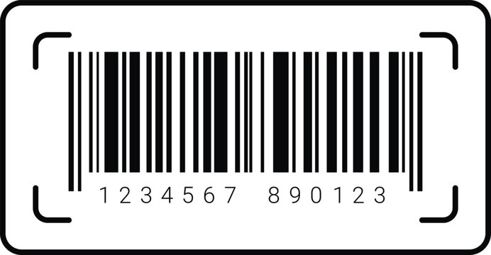 Barcode Scan Label Icon