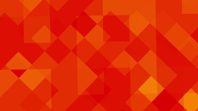 Geometric, orange, red, polygon background, abstract pattern, vibrant colors