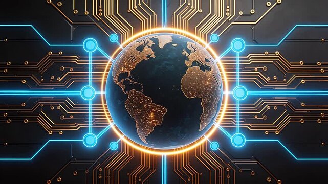 Global connectivity with circuit board