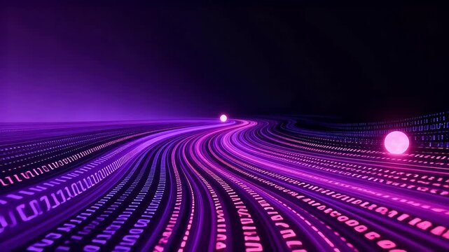 Abstract digital binary data stream