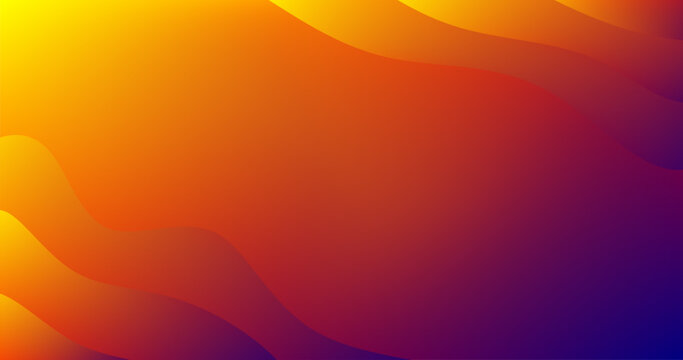 Red Yellow Blue Abstract background with Fluid Shapes for advertisement presentation Element