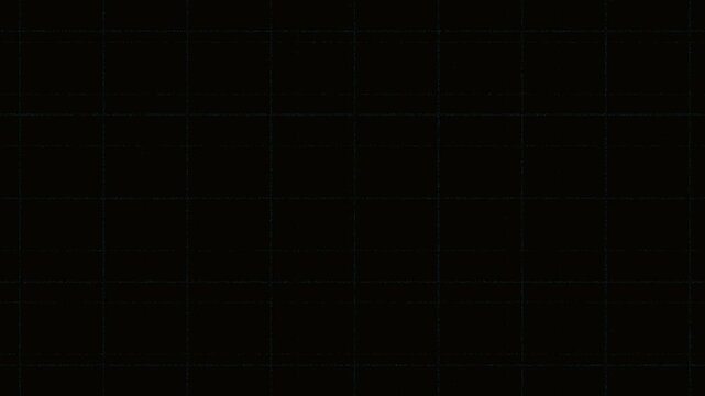 Black background with faint blue grid pattern lines texture. Technical black background with faint blue grid pattern for data server telemetry. Modern blue grid backdrop.