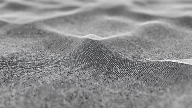 Close Up Sand Dunes in Soft Focus Dense Texture
