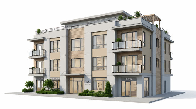 Modern suburban house celebrates Freedom Celebrate 250 on independence day in the USA with a 3D model