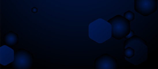 Abstract blue geometric shape technology digital hi tech concept background. Space for your text © pickup