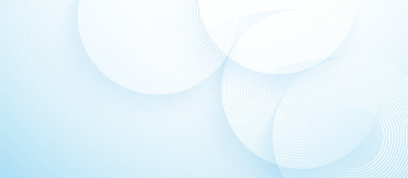 Abstract blue digital dynamic circle lines background. Futuristic hi-technology concept. Business banners, flyers, and presentations. Vector illustration