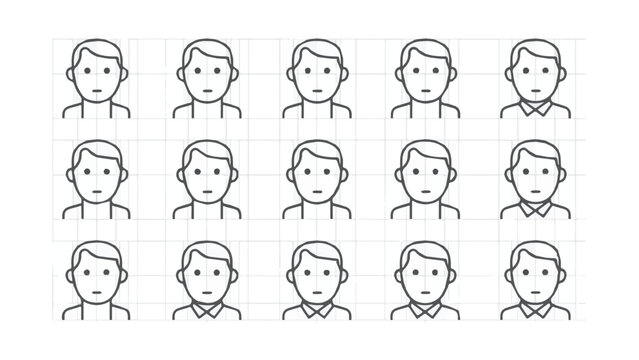 Collection of Diverse Human Facial Expressions and Emotions.