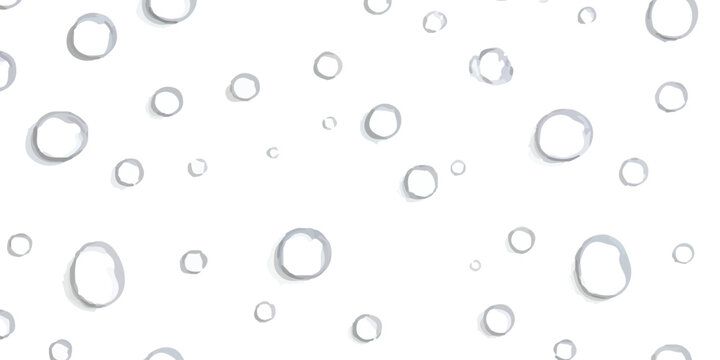 Clear water droplets and rain beads pattern on a surface