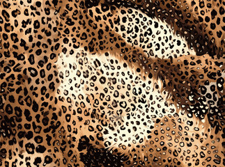 Fototapeta premium abstract animal skin pattern vector seamless