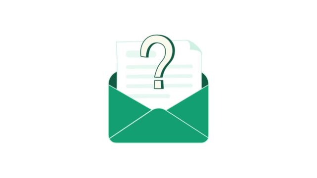 No Chat Messages Illustration Animation for Communication App