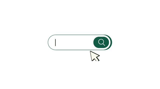 Search Function User Interface Animation for Digital Platform
