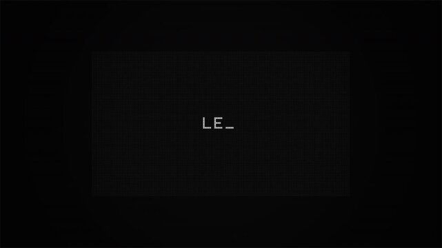 Level Up Retro Computer Terminal Typing Animation 4k video animation seamless loop