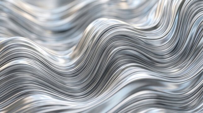 Flowing liquid metal fabric abstract luxury background 