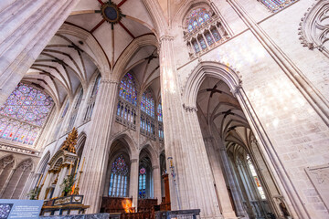 Obraz premium Netre-dame cathedral, Sees, orne, normandy, france