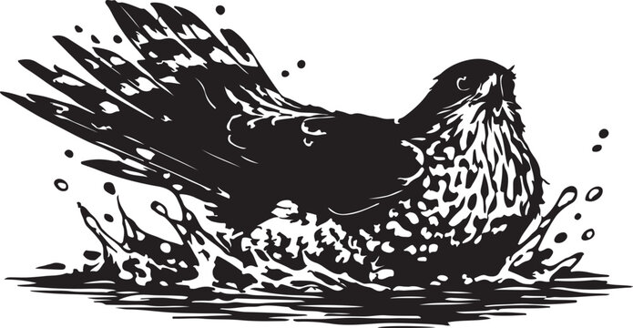 Cooper&rsquo;s Hawk silhouette collection vector bird wildlife design.