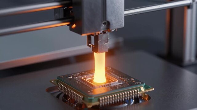Advanced 3D Printing Technology in Action