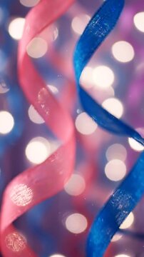 Vibrant Ribbons Dancing in the Light: A Captivating Journey Through Colorful Textures and Shimmering Bokeh Backgrounds That Captivate the Eye and Spark Imagination