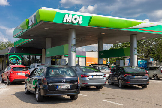 MOL Gas Station in Belgrade, Serbia