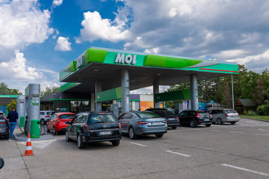 MOL Gas Station in Belgrade, Serbia
